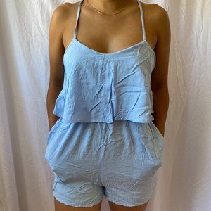 Tobi Light blue Romper (S)